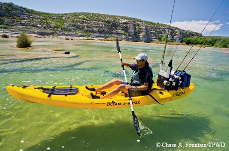 Kayak fishing
